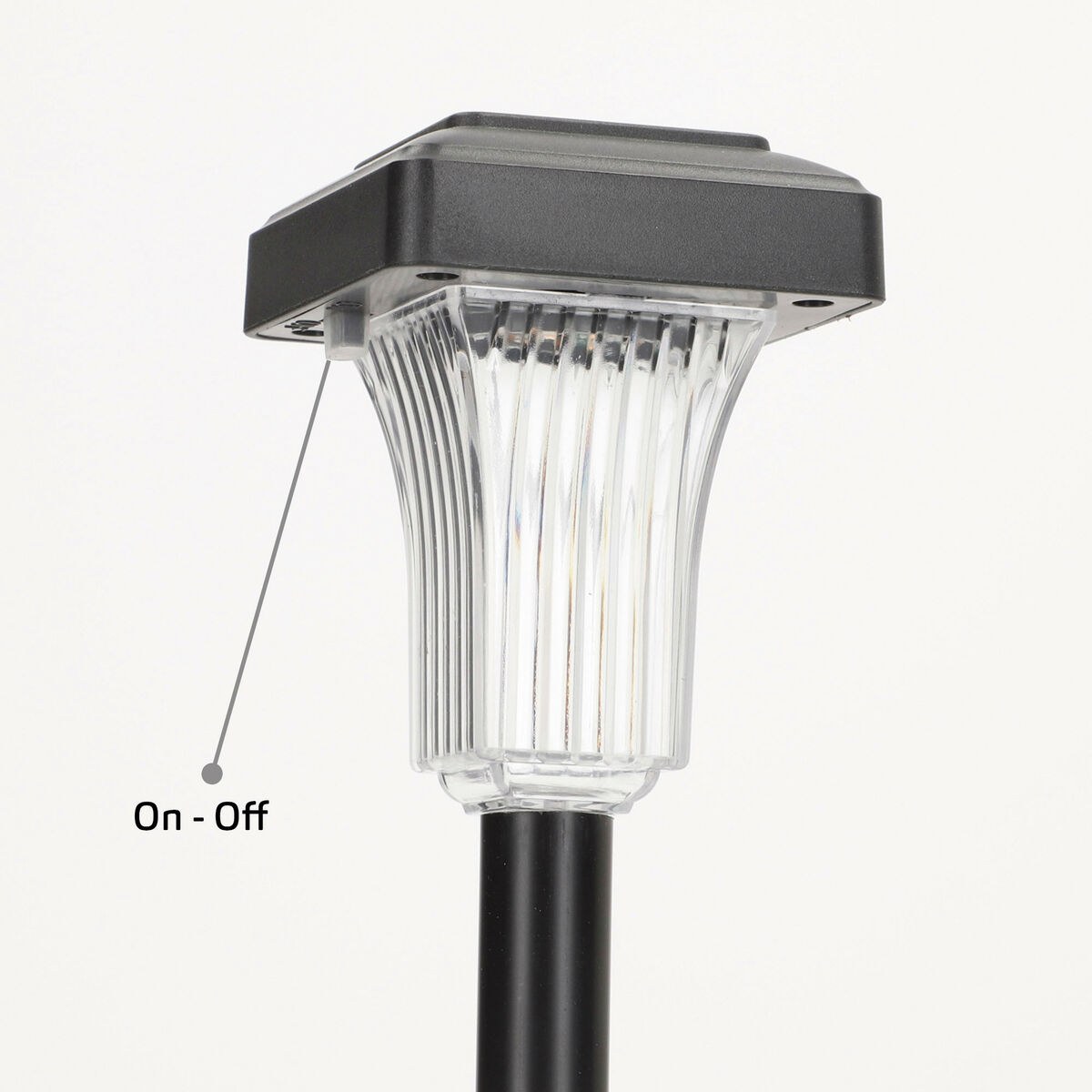 Solar lamp 6 x 33 x 6 cm (6 Units)