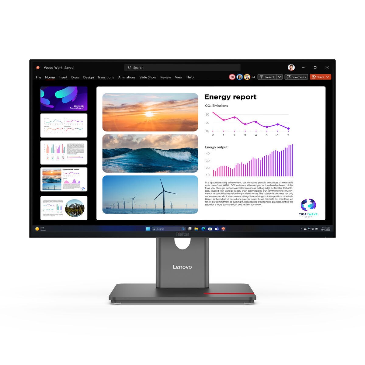 Монитор 64B2GAT1EU Quad HD 23,8"