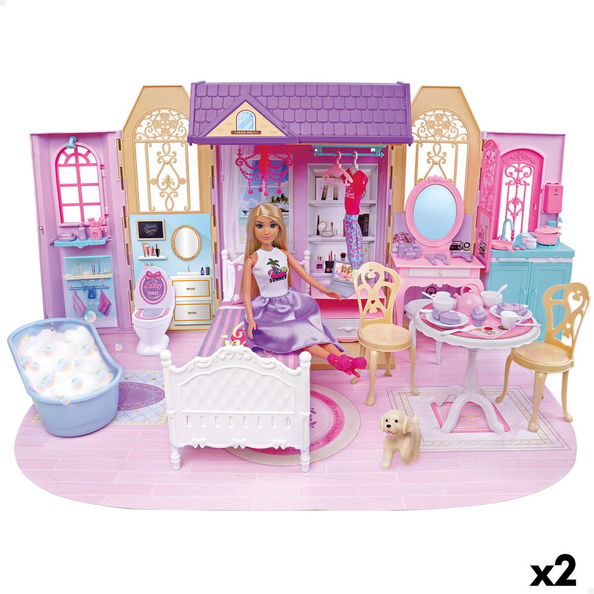 Doll Isabella 74 X 37 X 4 CM (2 Units)
