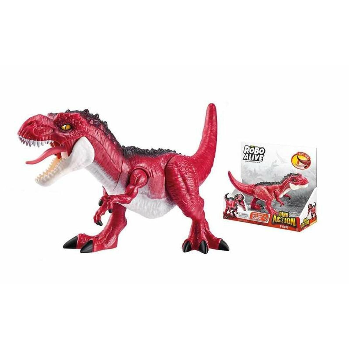 Dinosaur Robo Alive: Dino Action T- Rex Red Jointed Figure