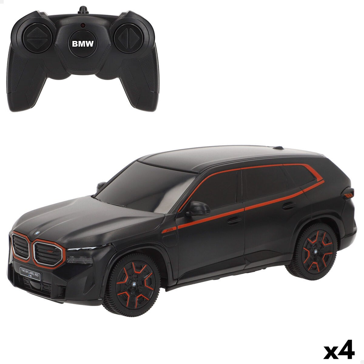 Remote-Controlled Car 20 x 7 x 8 cm (4 Units)