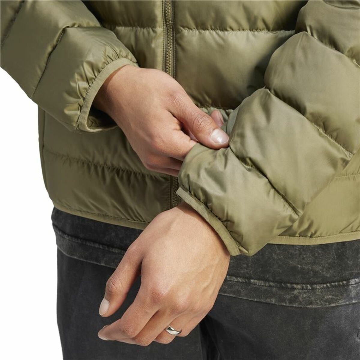 Мужская спортивная куртка Essentials Lite Down Зеленый