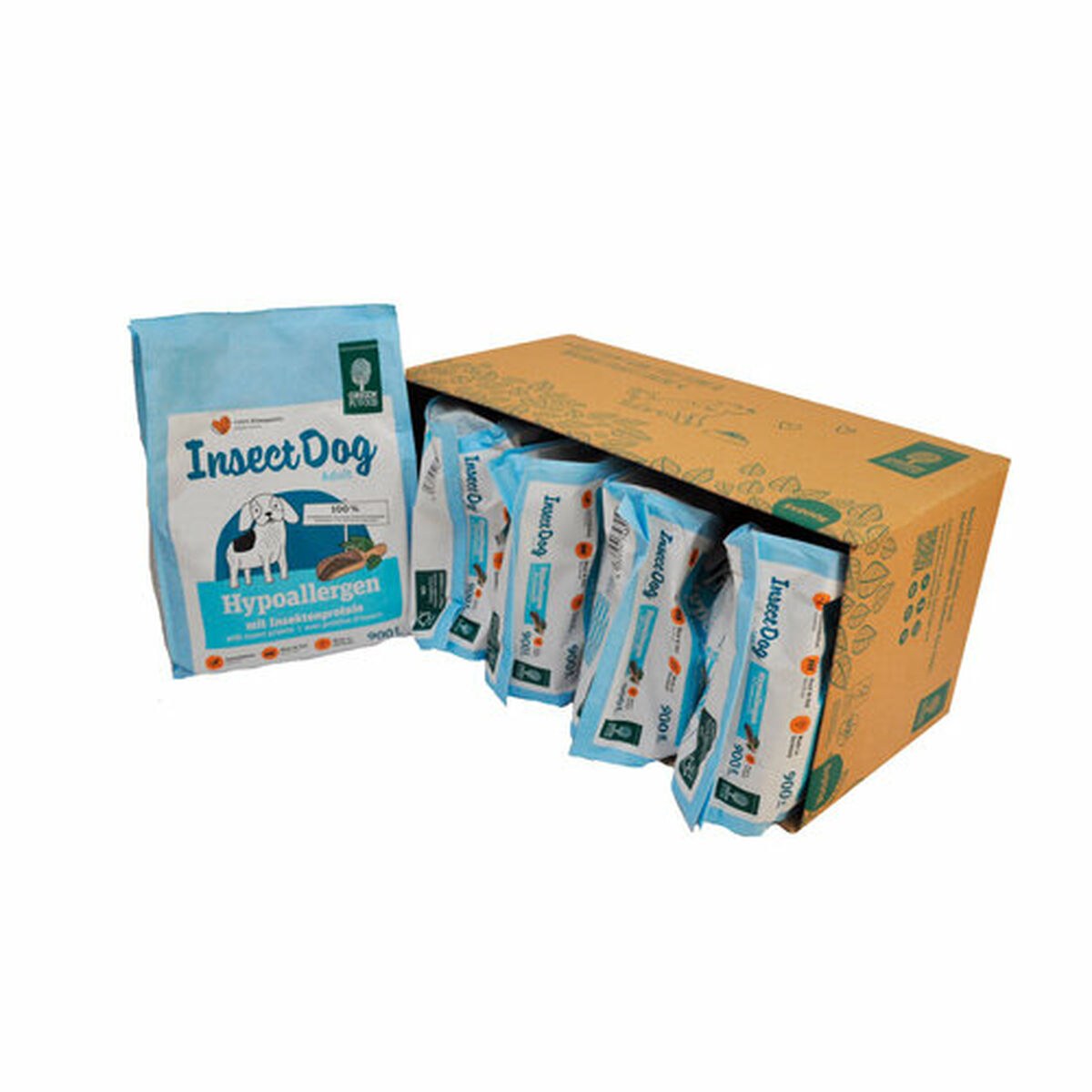 Фураж INsectDog Hypoallergen 5 x 900 gr
