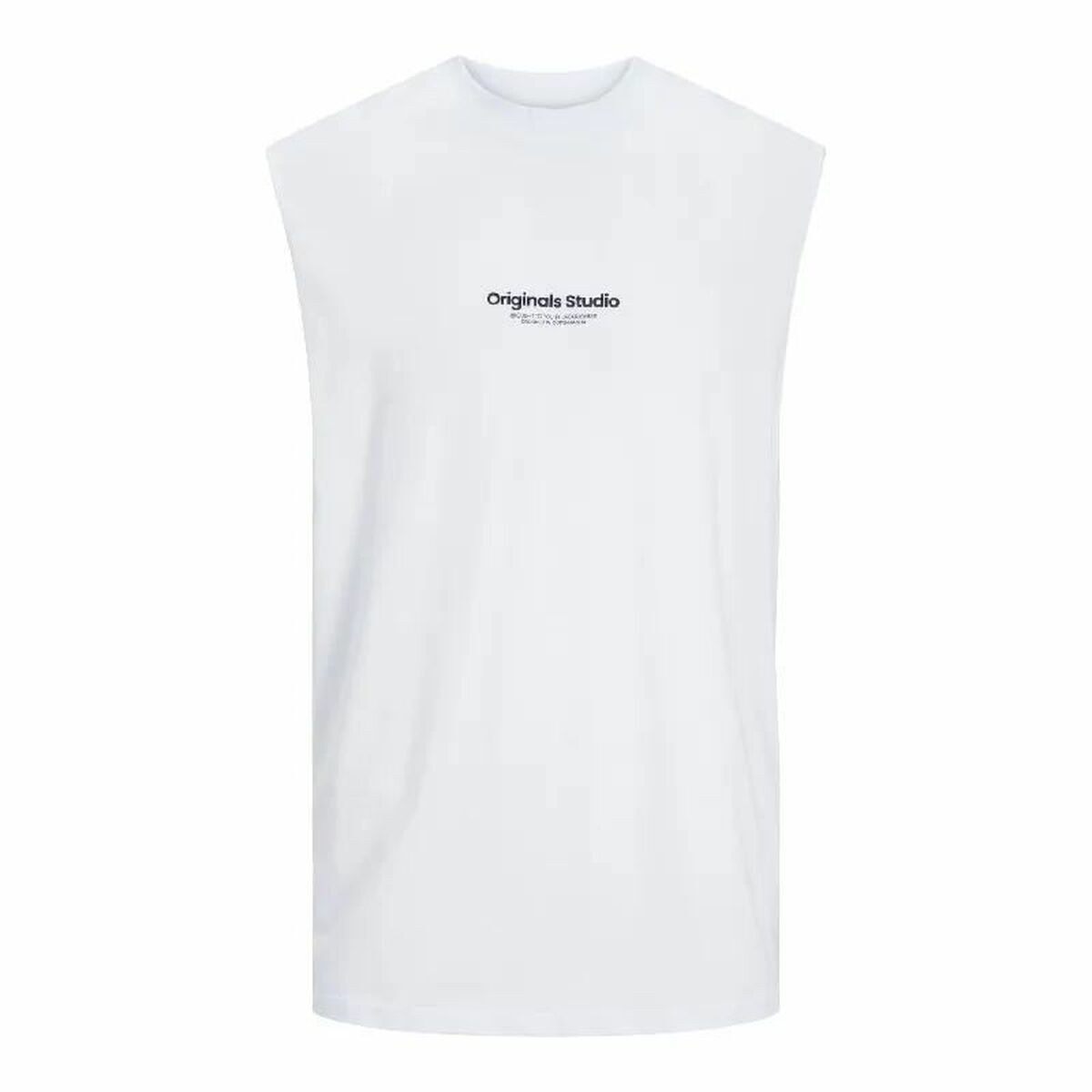 Men's Sleeveless T-shirt Jovesterbro White