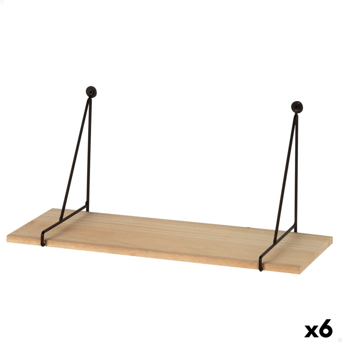 Shelve Iron MDF Wood 40 X 20 X 14,5 CM (6 Units)