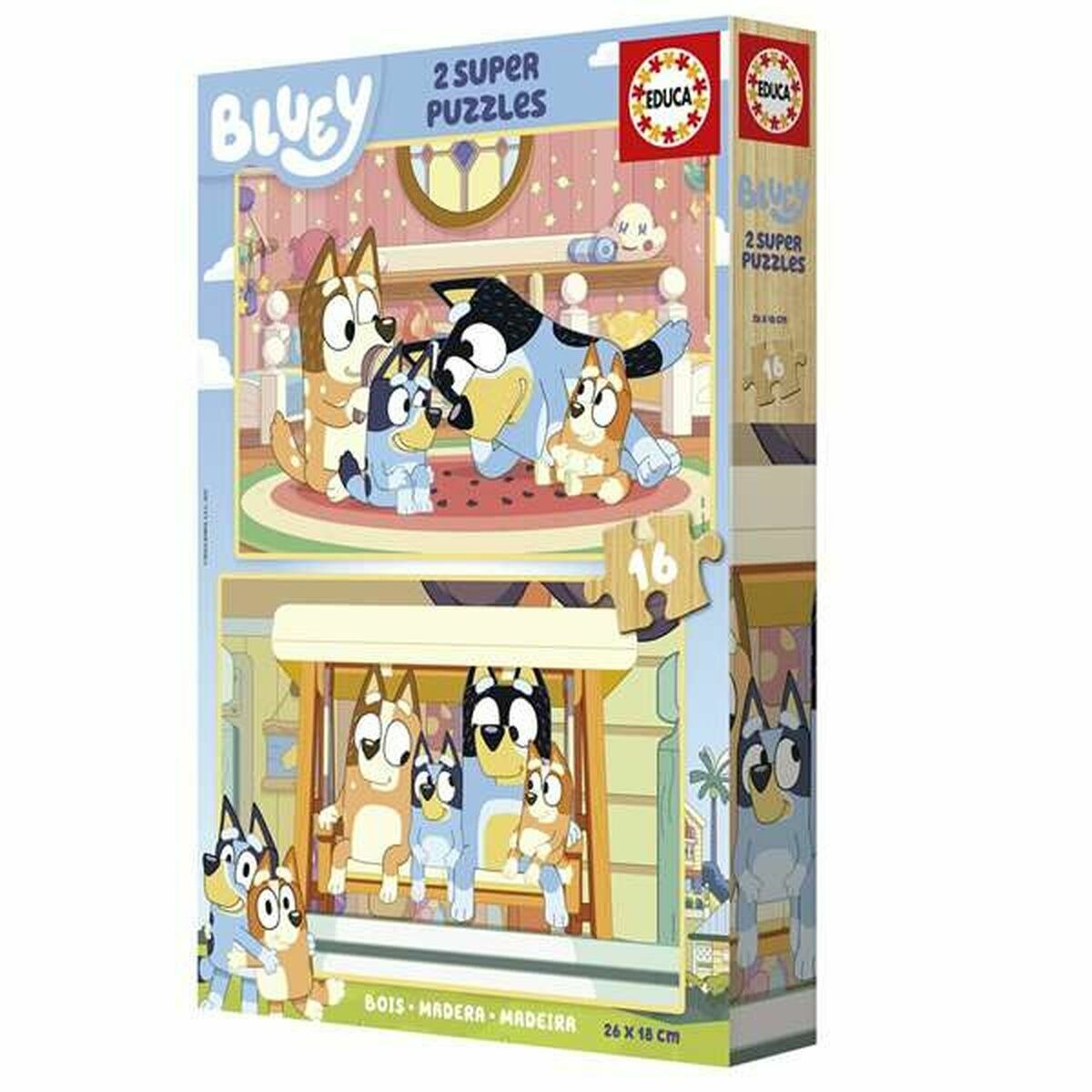 Набор из 2 пазлов Bluey (2 штук)