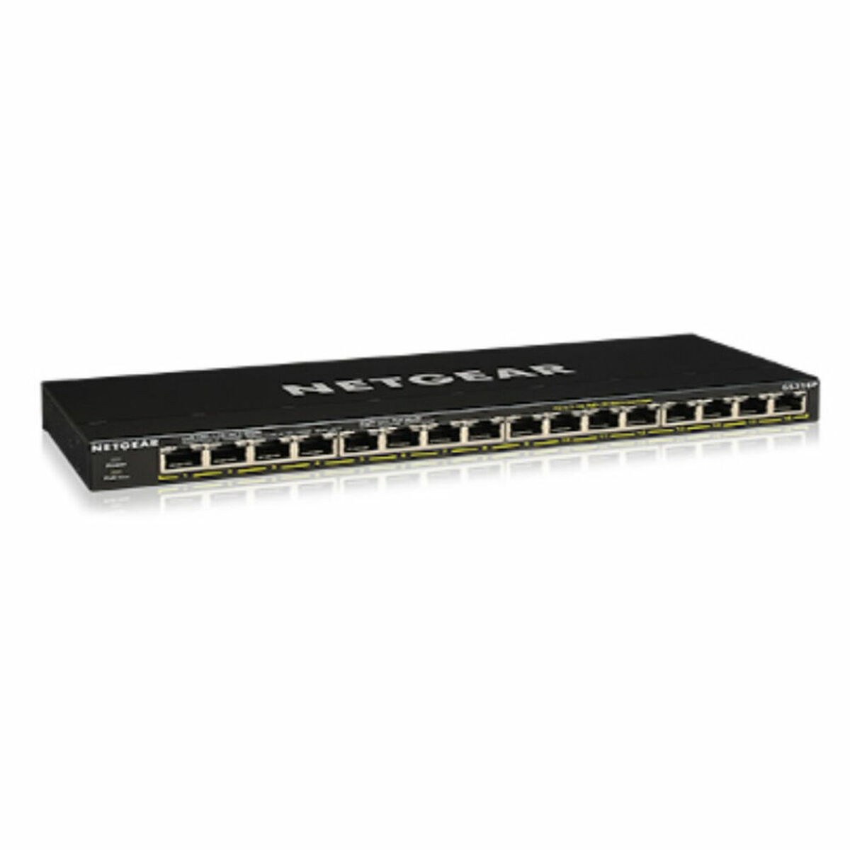 Переключатель GS316P-100EUS RJ-45x16 Чёрный