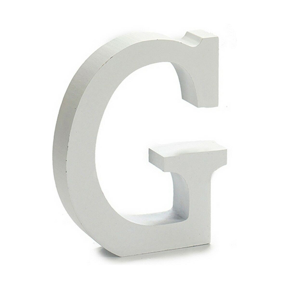 Letter G White 2 x 16 x 14,5 cm (24 Units)