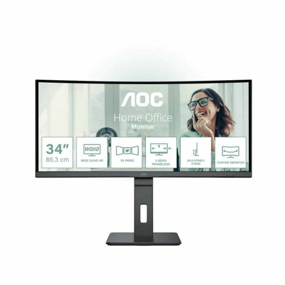 Monitor CU34P3CV 34" UltraWide Quad HD