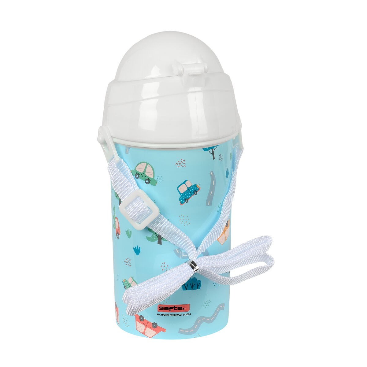 Бутылка с водой Coches Синий PVC 500 ml