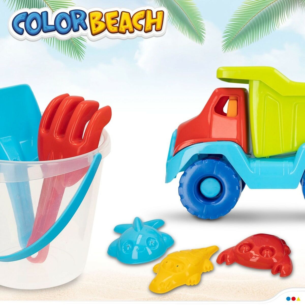 Beach toys set polypropylene (8 Units)