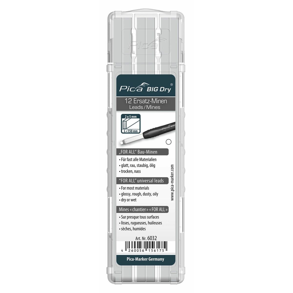 Pencil Leads Dry White