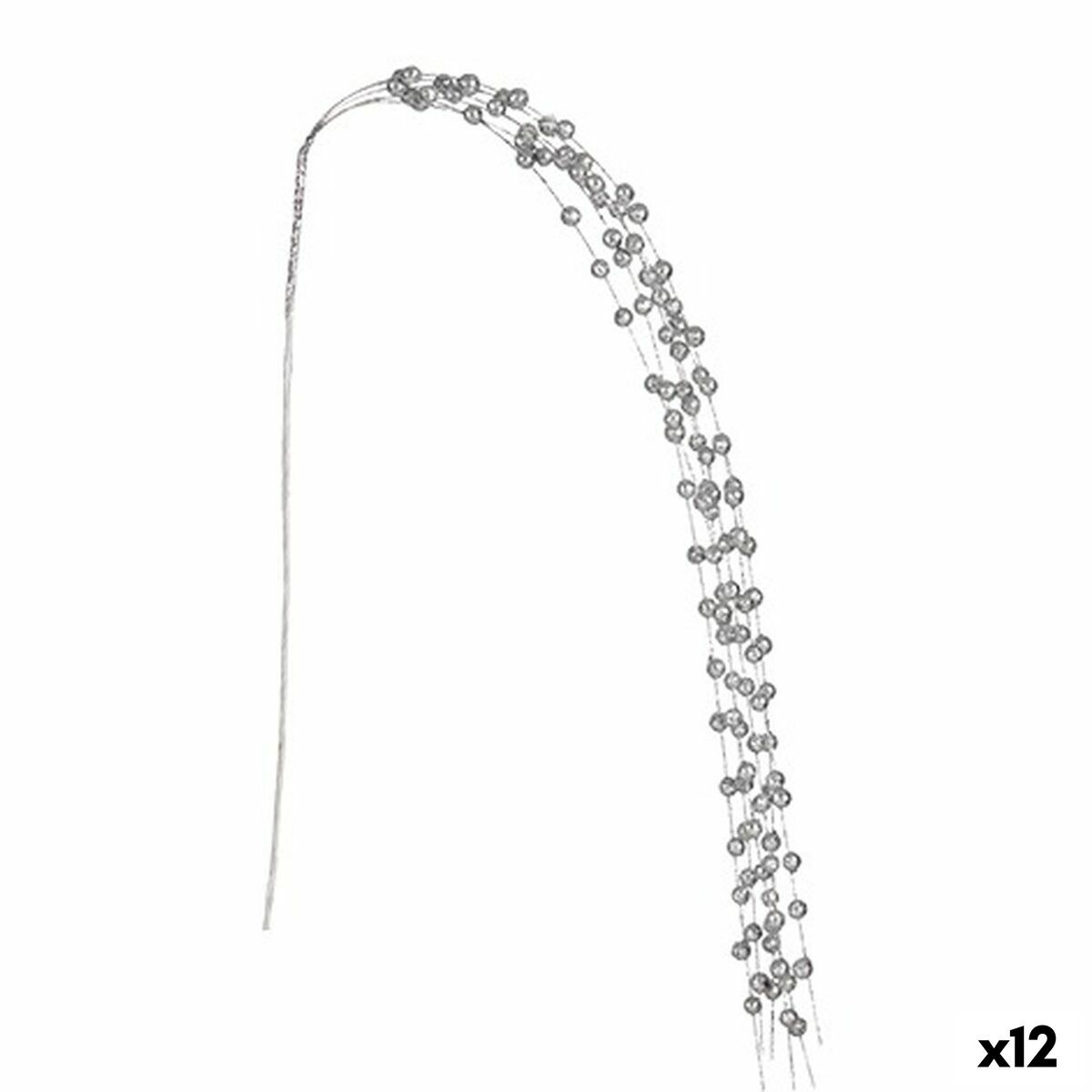 Branch Silver Balls 140 cm (12 Units)
