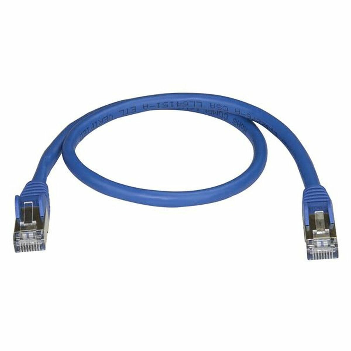 Жесткий сетевой кабель UTP кат. 6 6ASPAT50CMBL Синий 50 cm