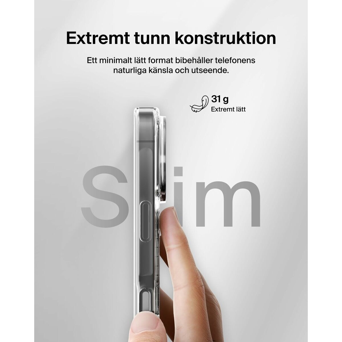 Чехол для мобильного телефона MSA027HQCL Прозрачный Clear