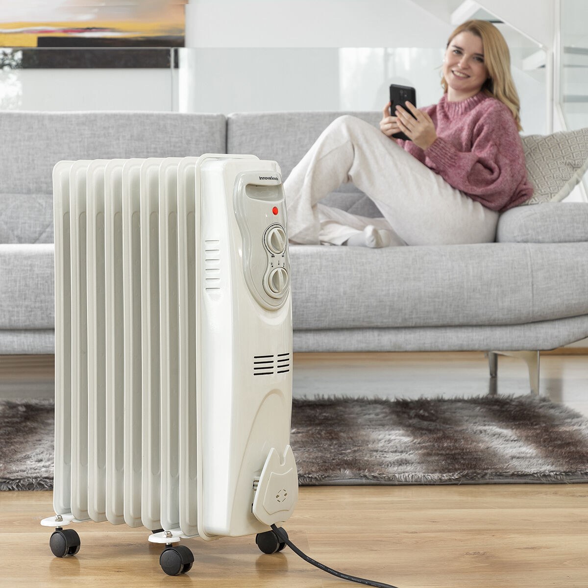 Масляный радиатор Oinine 2000 W (9 секций)