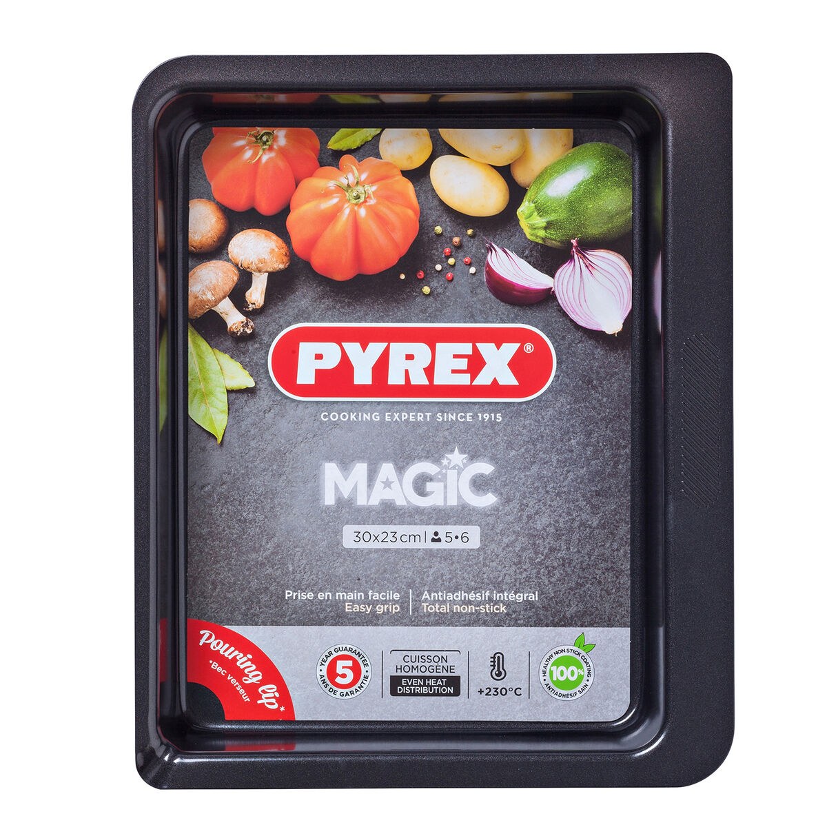 Форма для выпечки Magic Прямоугольный Металл 30 x 23 cm 6 штук