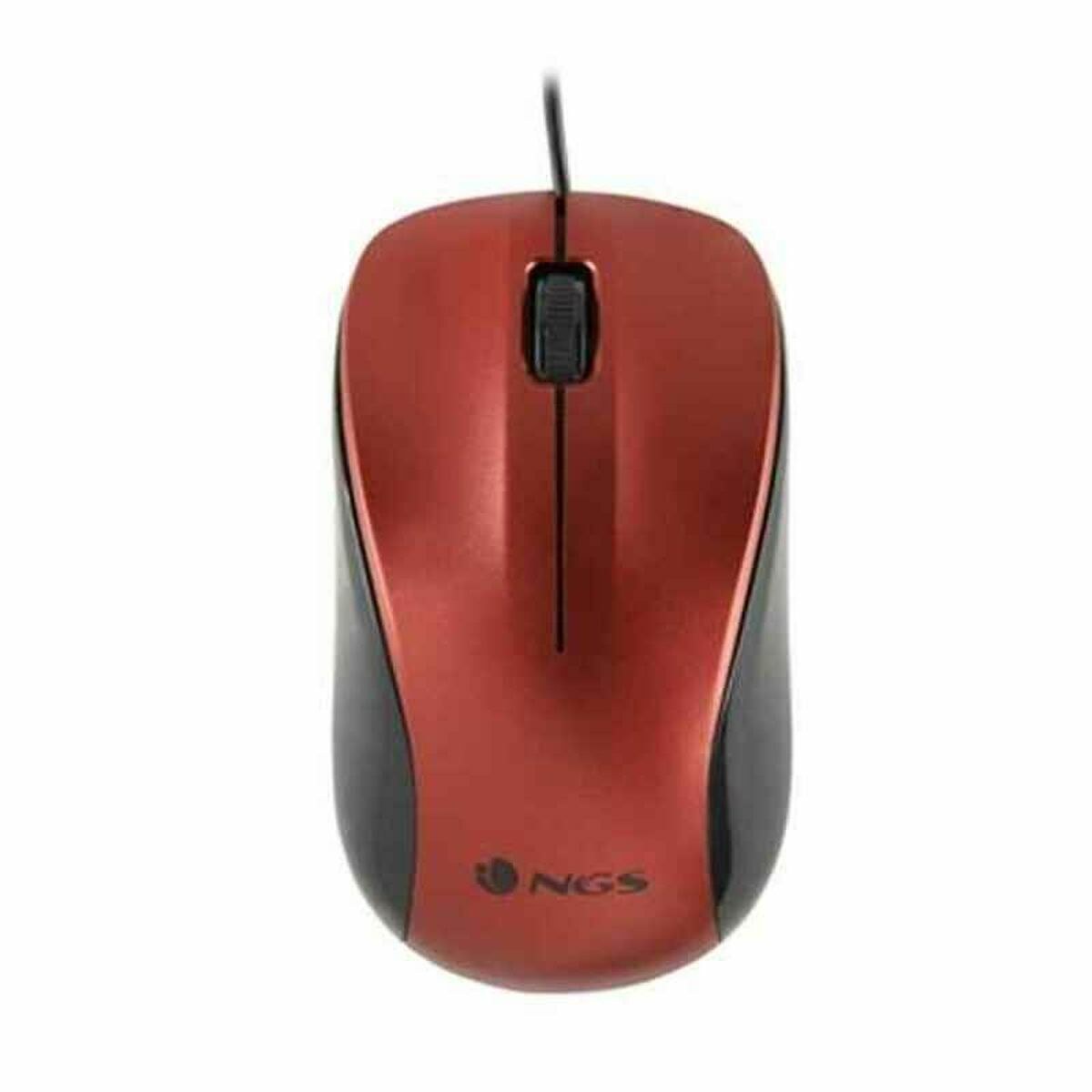 Оптическая мышь CREW Красный 1200 DPI