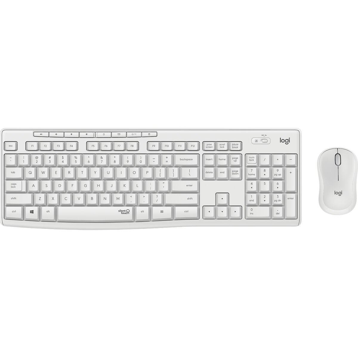 Keyboard and Wireless Mouse 920-009819 Qwertz German White German QWERTZ