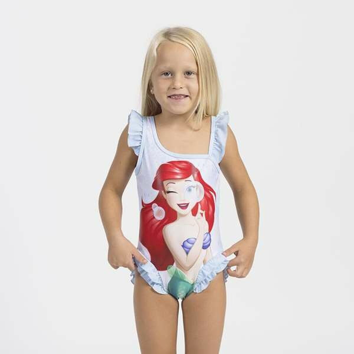 Swimsuit for Girls Light Blue Lilac