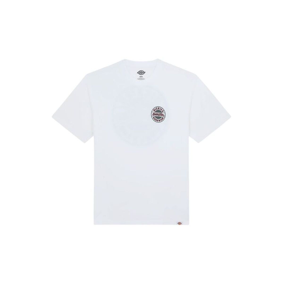 Men’s Short Sleeve T-Shirt Circle Ss White