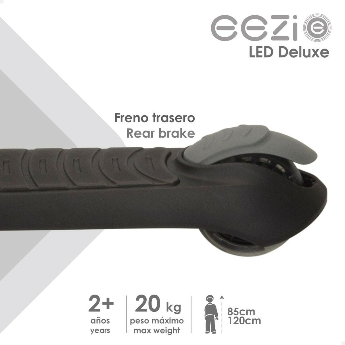 Scooter Polyurethane Aluminium Black