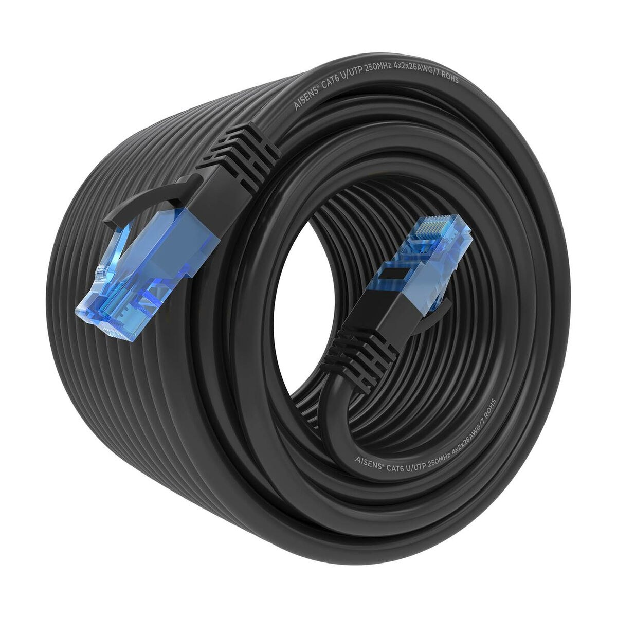 Жесткий сетевой кабель UTP кат. 6 A135-0852 Чёрный 20 m