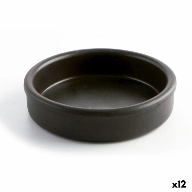 Кастрюля Barro Lux Чёрный Керамика Ø 14 cm (12 штук)