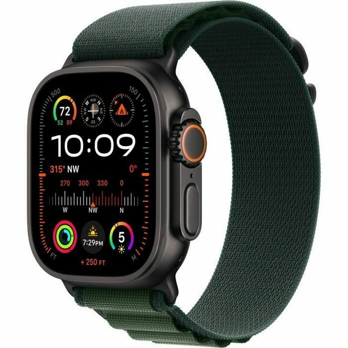 Умные часы Watch Ultra 2 Зеленый 1,92" 49 mm Титановый Чёрный