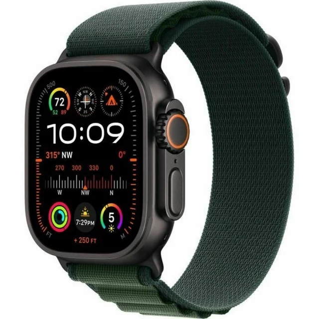 Умные часы Watch Ultra 2 Зеленый 1,92" 49 mm Титановый Чёрный