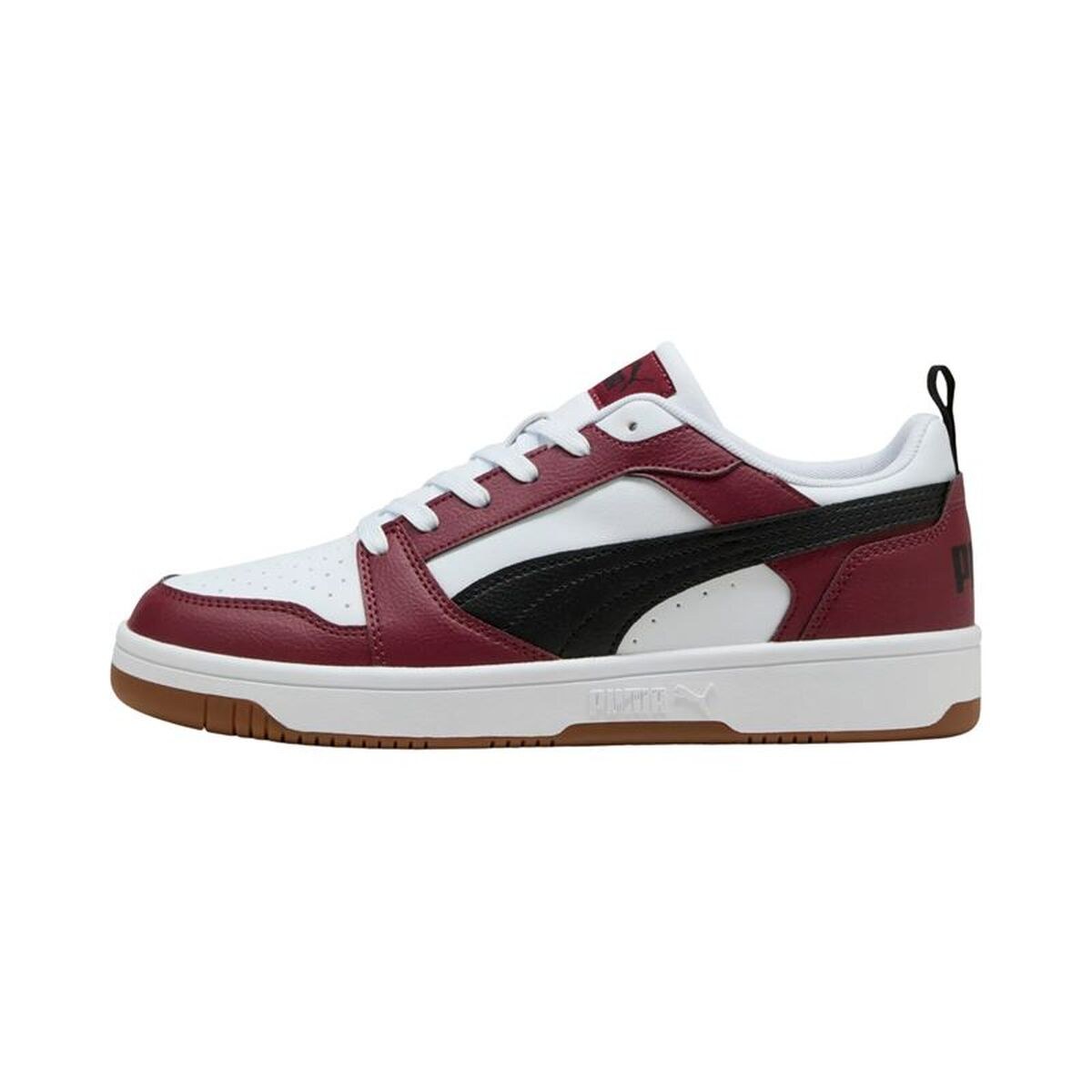 Men’s Casual Trainers Rebound V6 Low White Burgundy