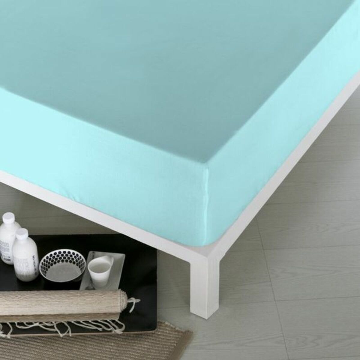 Fitted bottom sheet Blue