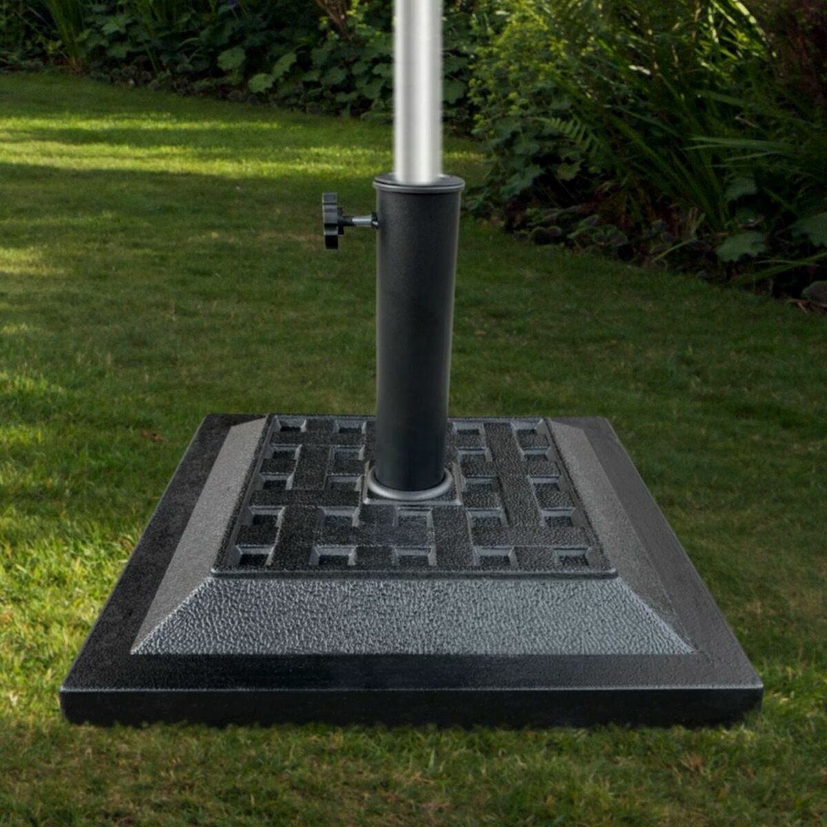 Base for beach umbrella Black 44 x 44 cm 12 kg