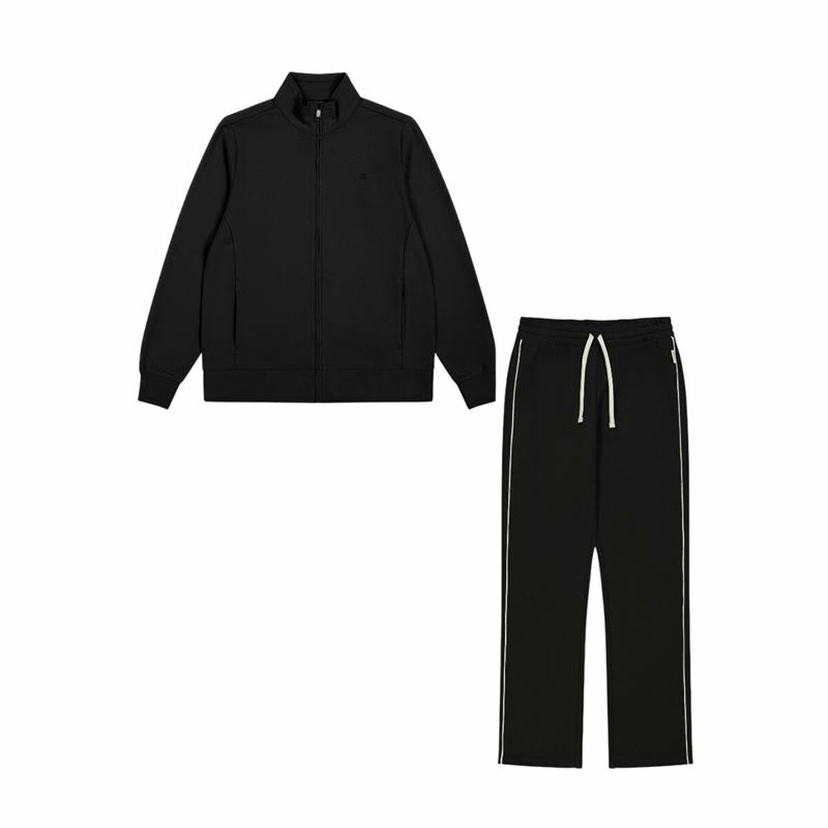 Женский спортивный костюм Full Zip Suit Mujer Чёрный