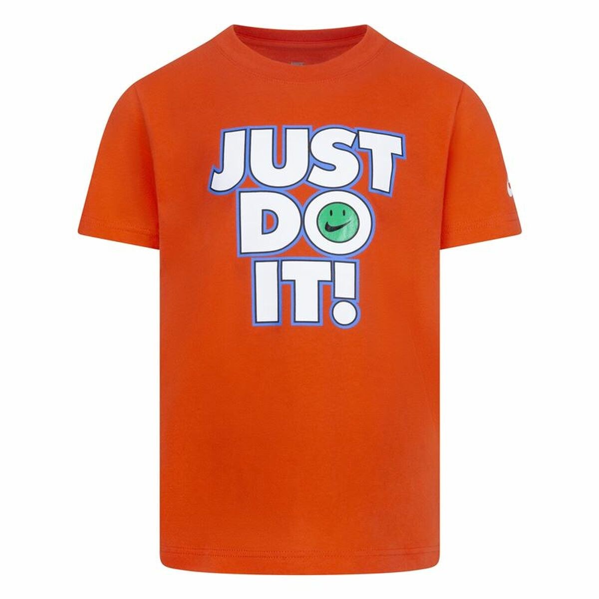 Children’s Short Sleeve T-Shirt Smiley Just do it Ss Orange