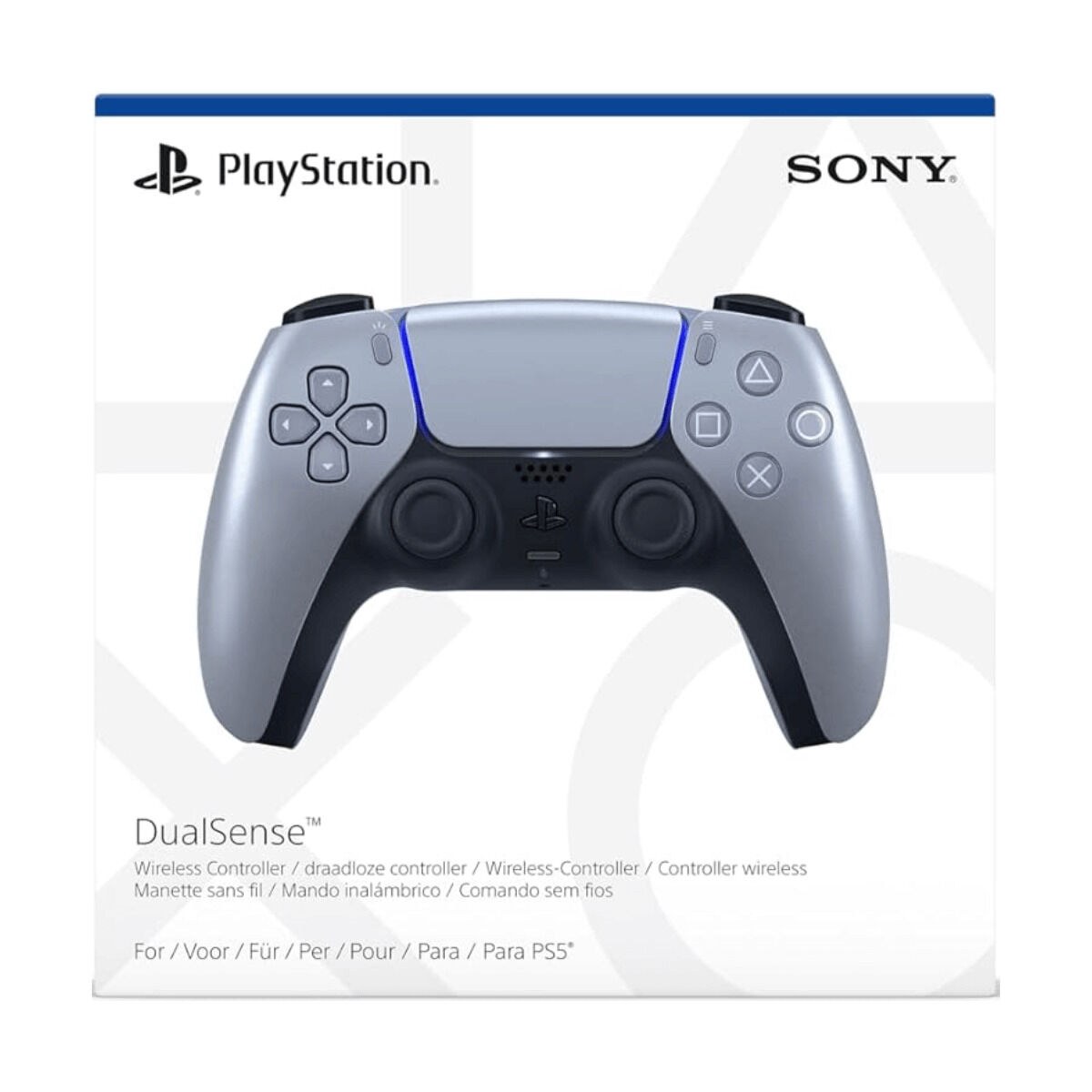 Пульт PS5 DualSense gamepad Серебристый