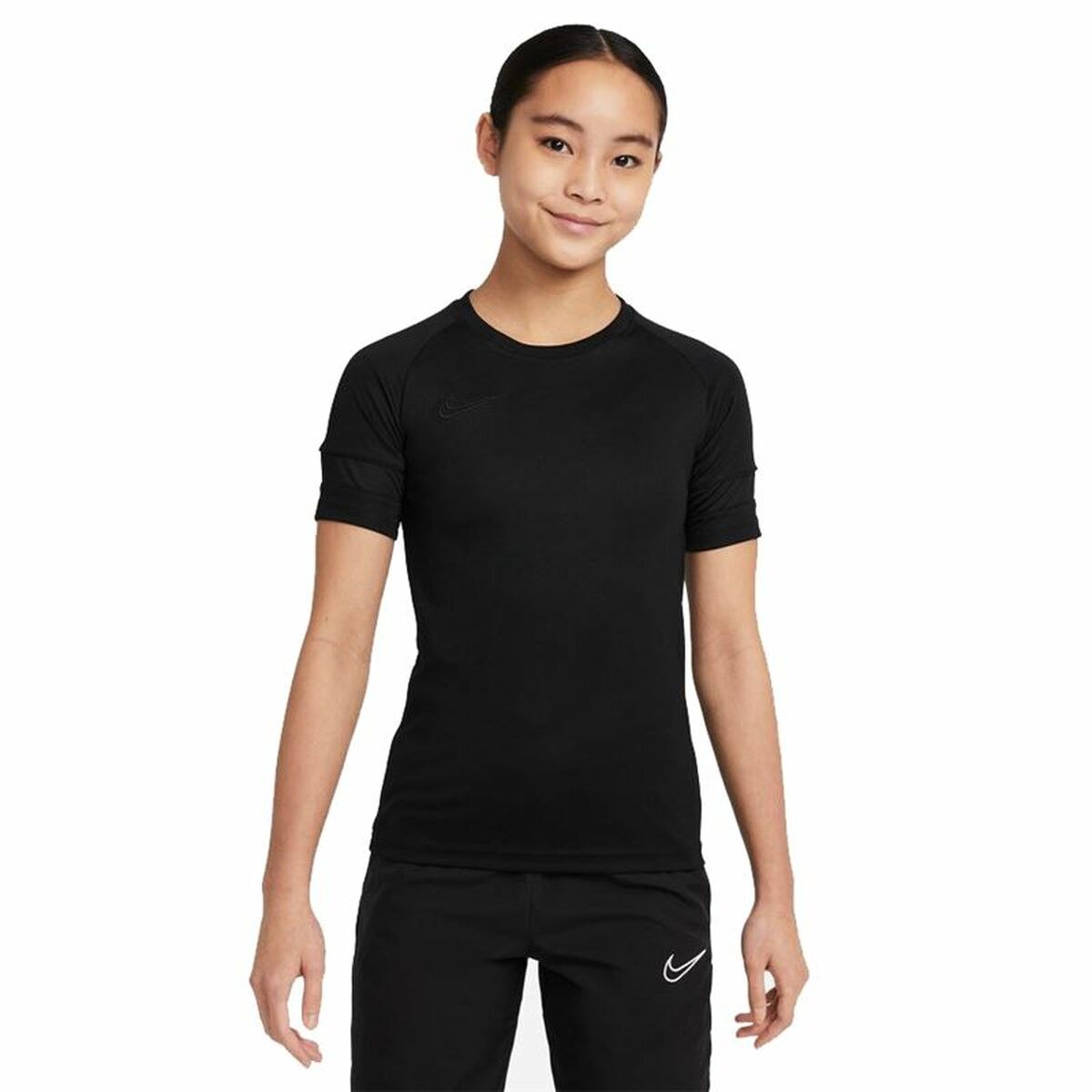 Детский Футболка с коротким рукавом Dri-Fit Academy Girls Чёрный