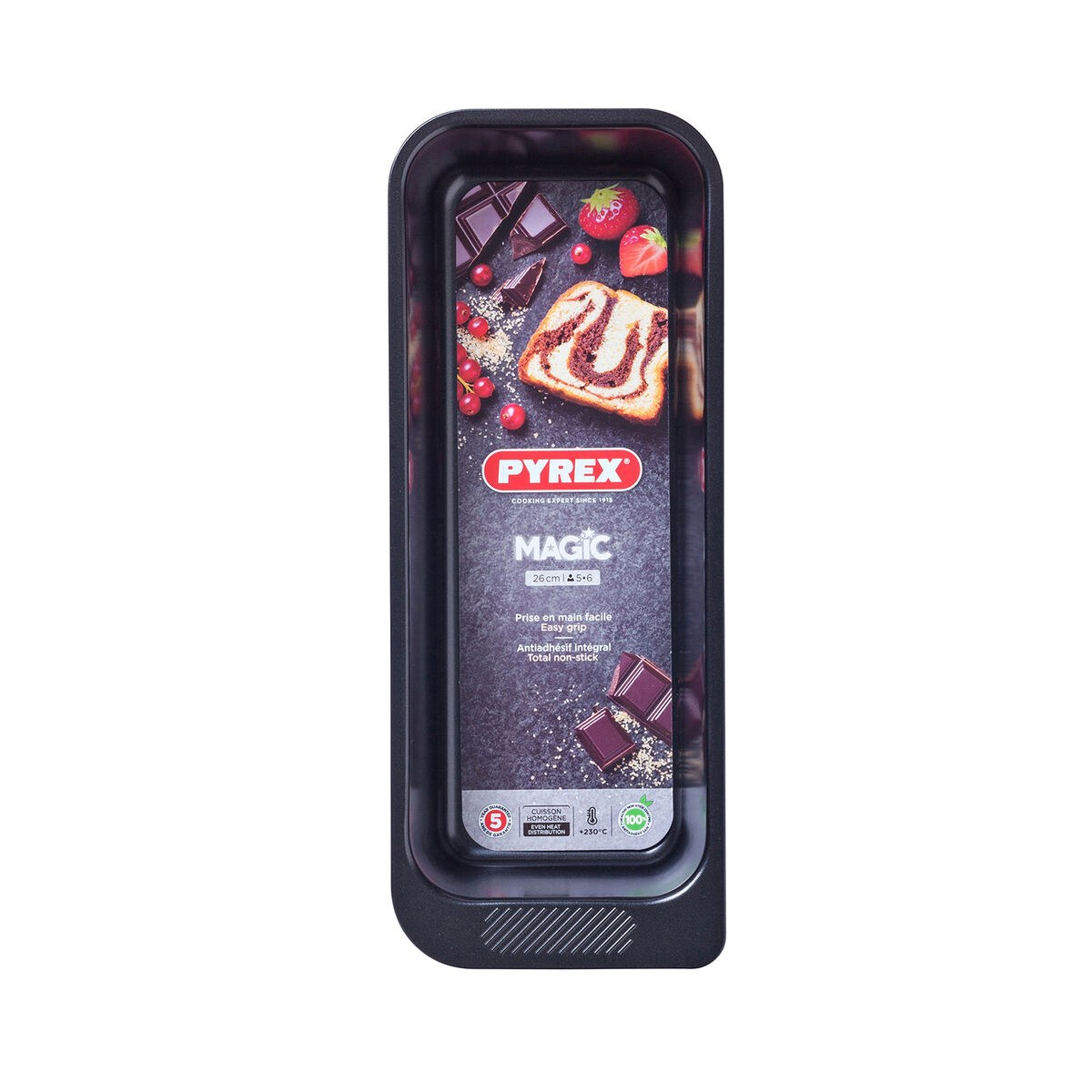 Форма для выпечки Magic Прямоугольный Чёрный Ø 26 cm (6 штук)