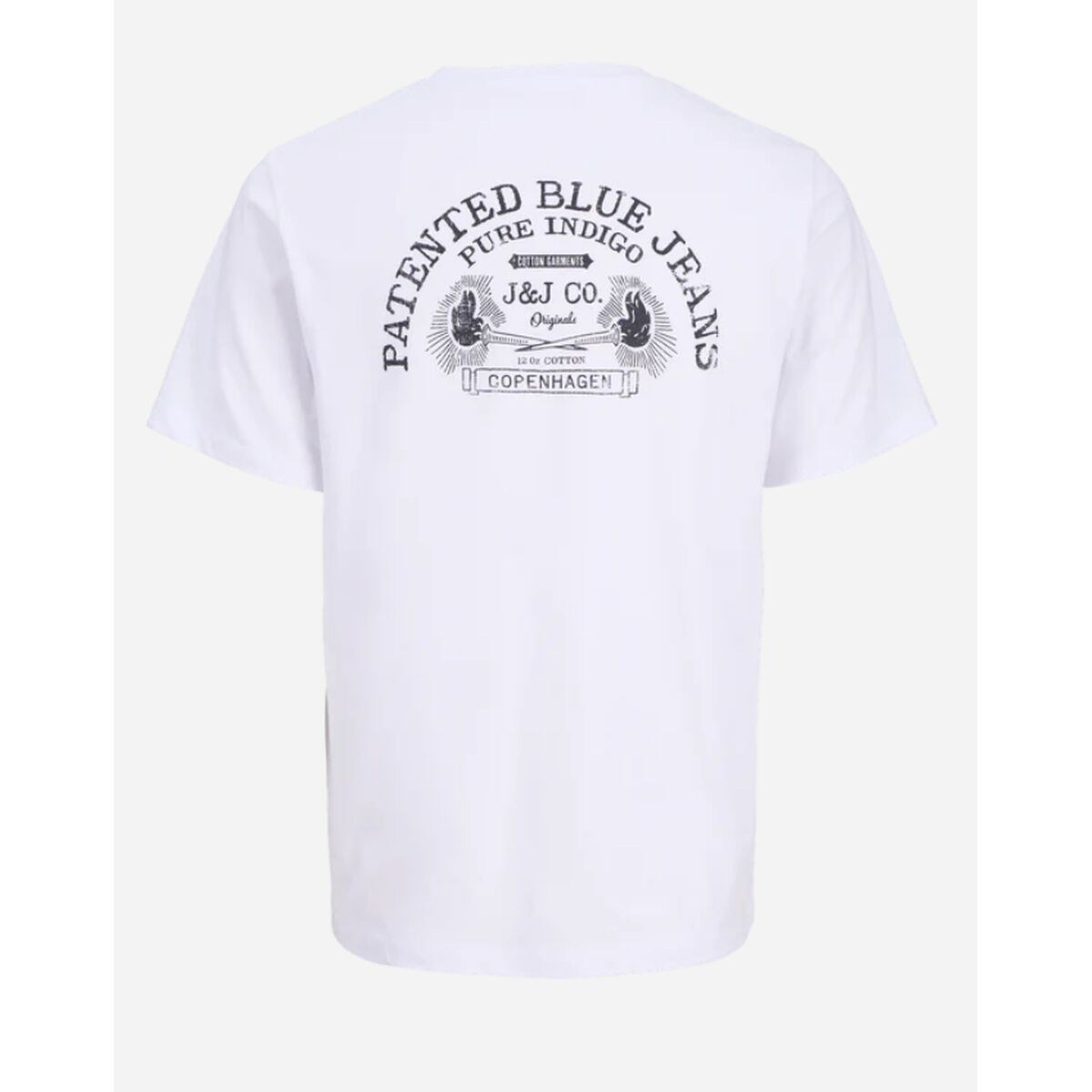 Men’s Short Sleeve T-Shirt JORRETRO TEE SS CREW NECK SMU 12288009 White