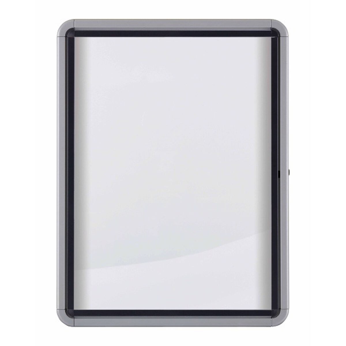 Доска объявлений Presentation Ring Binders Белый Алюминий Стеклянный 100 x 75,2 x 4,5 cm