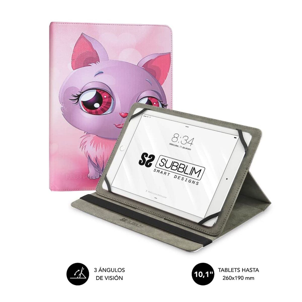 Tablet cover SUB-CUT-4TC002 Pink