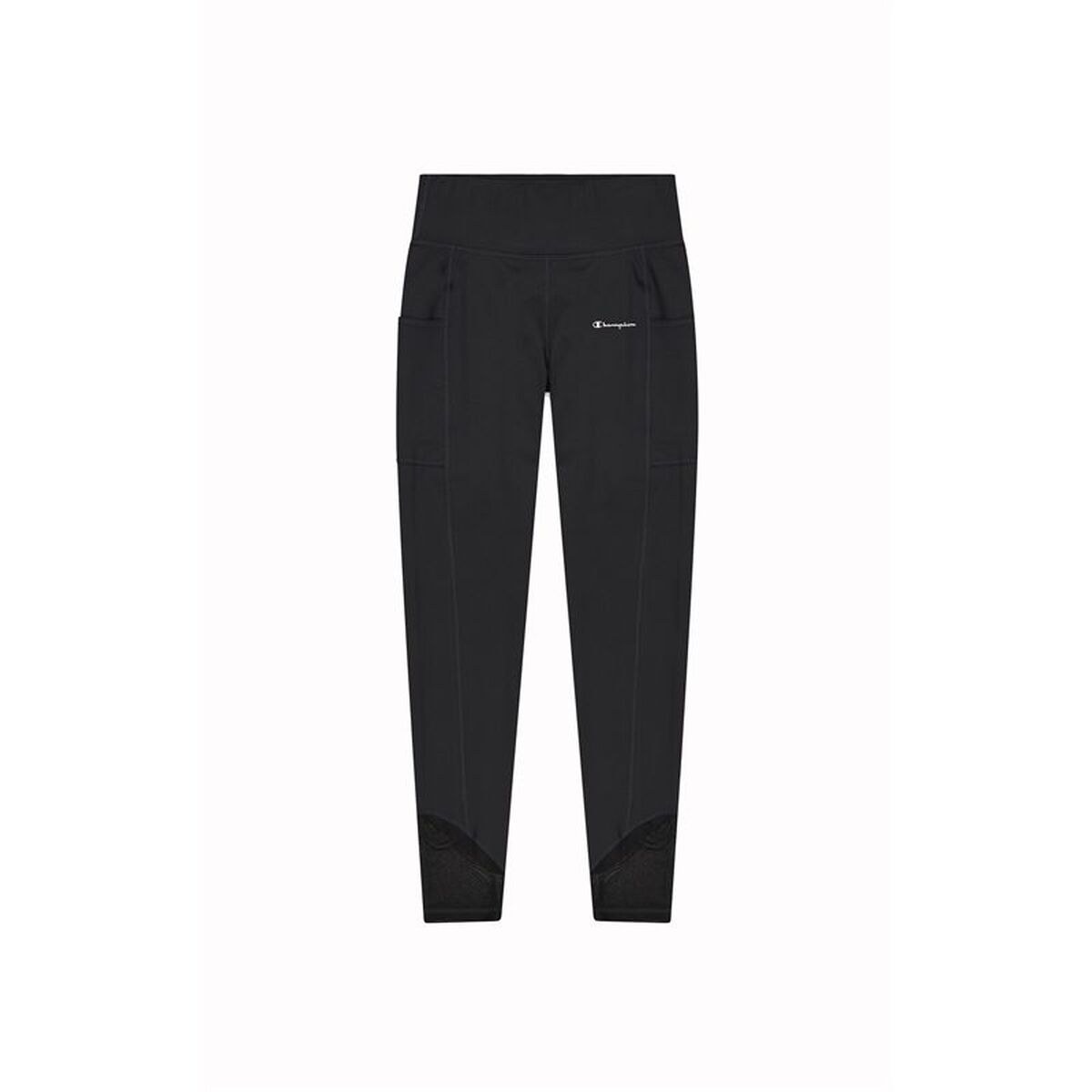 Женские спортивные колготки Crop Leggings Чёрный