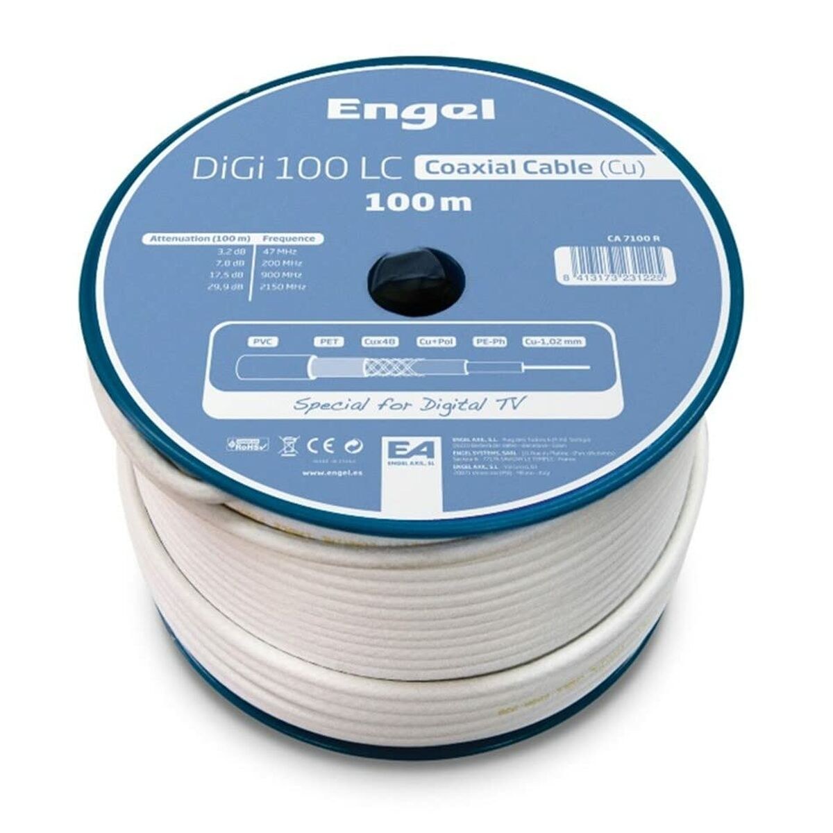 Coaxial TV Antenna Cable Copper