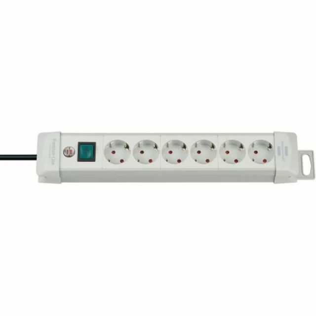 Сетевой фильтр 6 Tomas с выключателем Premium-Line 3600 W (3 m)