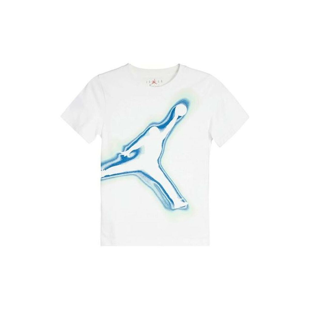 Child's Short Sleeve T-Shirt JDB AIR HEATMAP JUMPMAN HBR SS 95D238 001 White