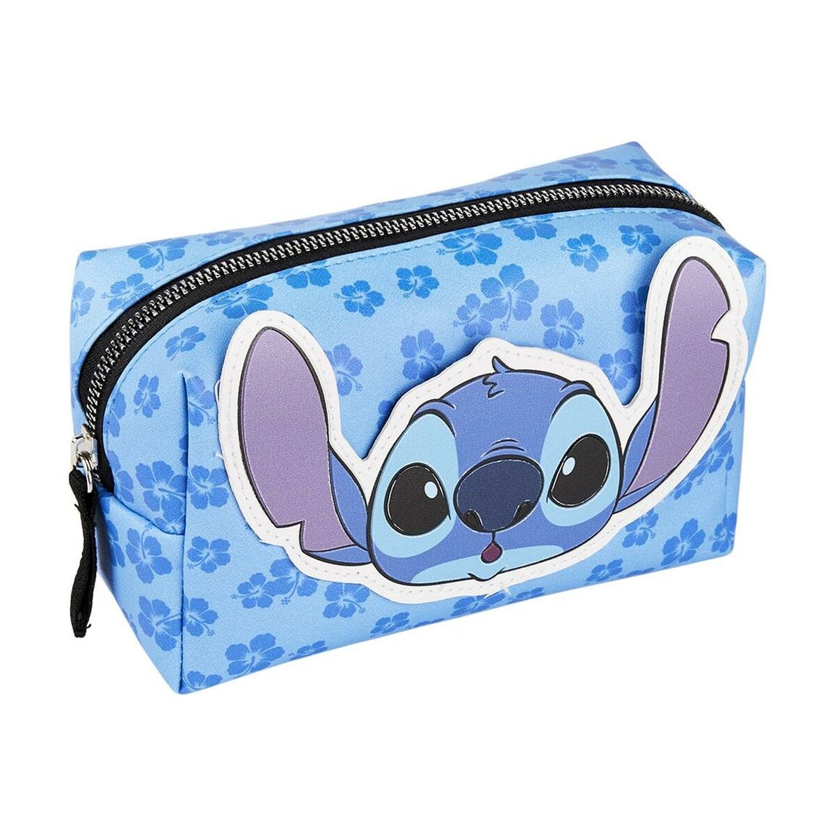 Travel Vanity Case Blue Polyurethane 17 x 10 x 7 cm