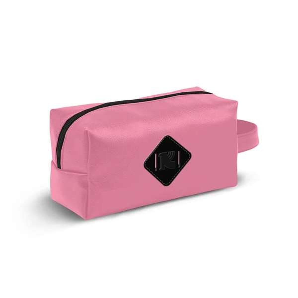 Travel Vanity Case Pink PVC 13 x 27 x 13 cm