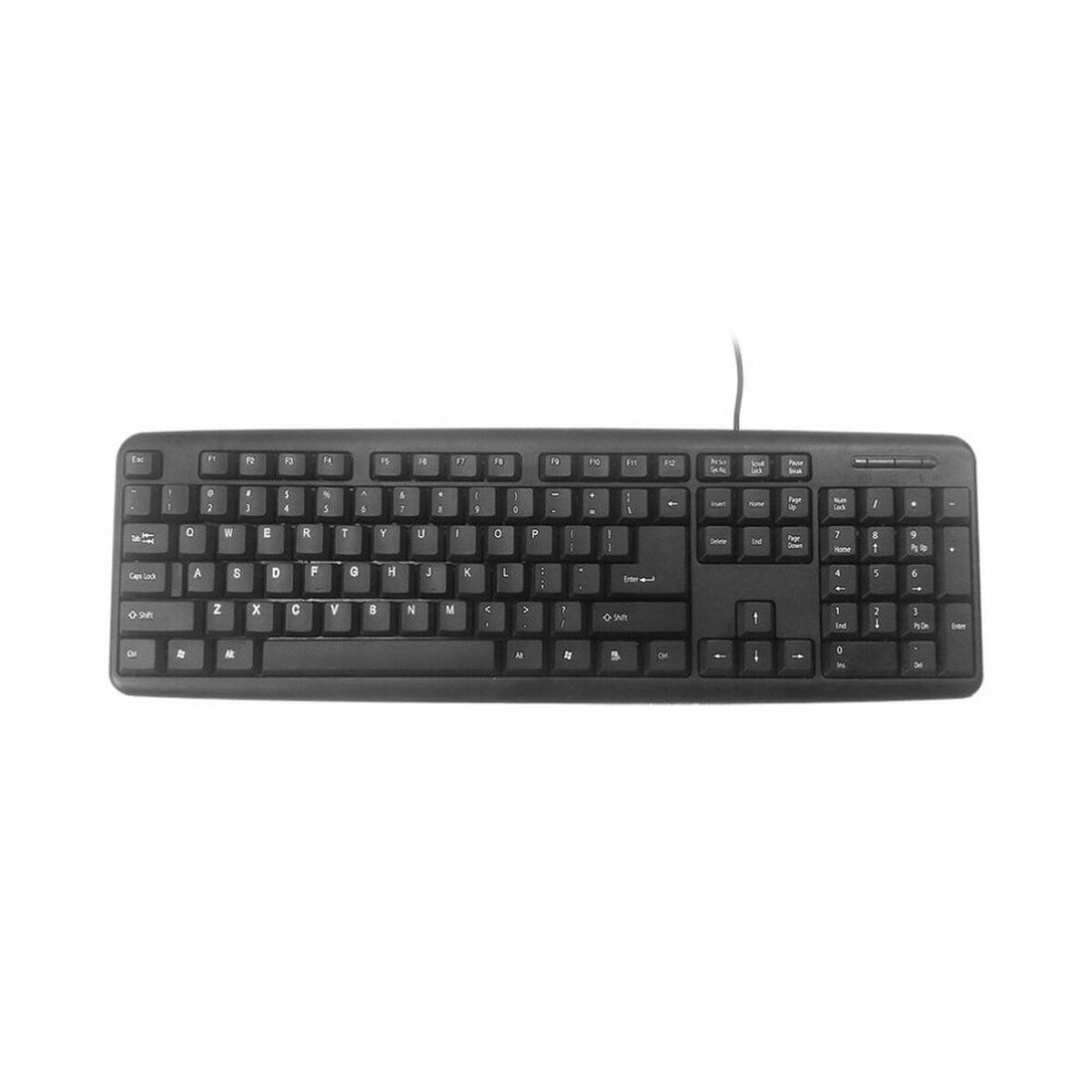 Keyboard KB-U-103 Black Spanish Qwerty