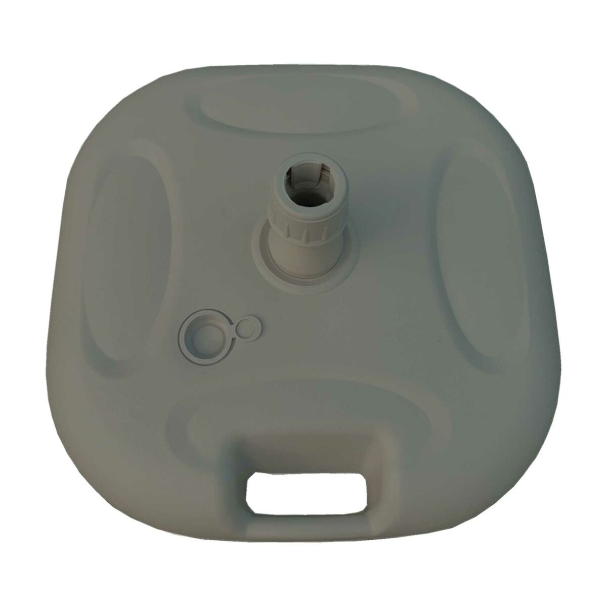 Umbrella Base Plastic 45x45x14 cm 20L White Garden, Pool, Terrace 10500