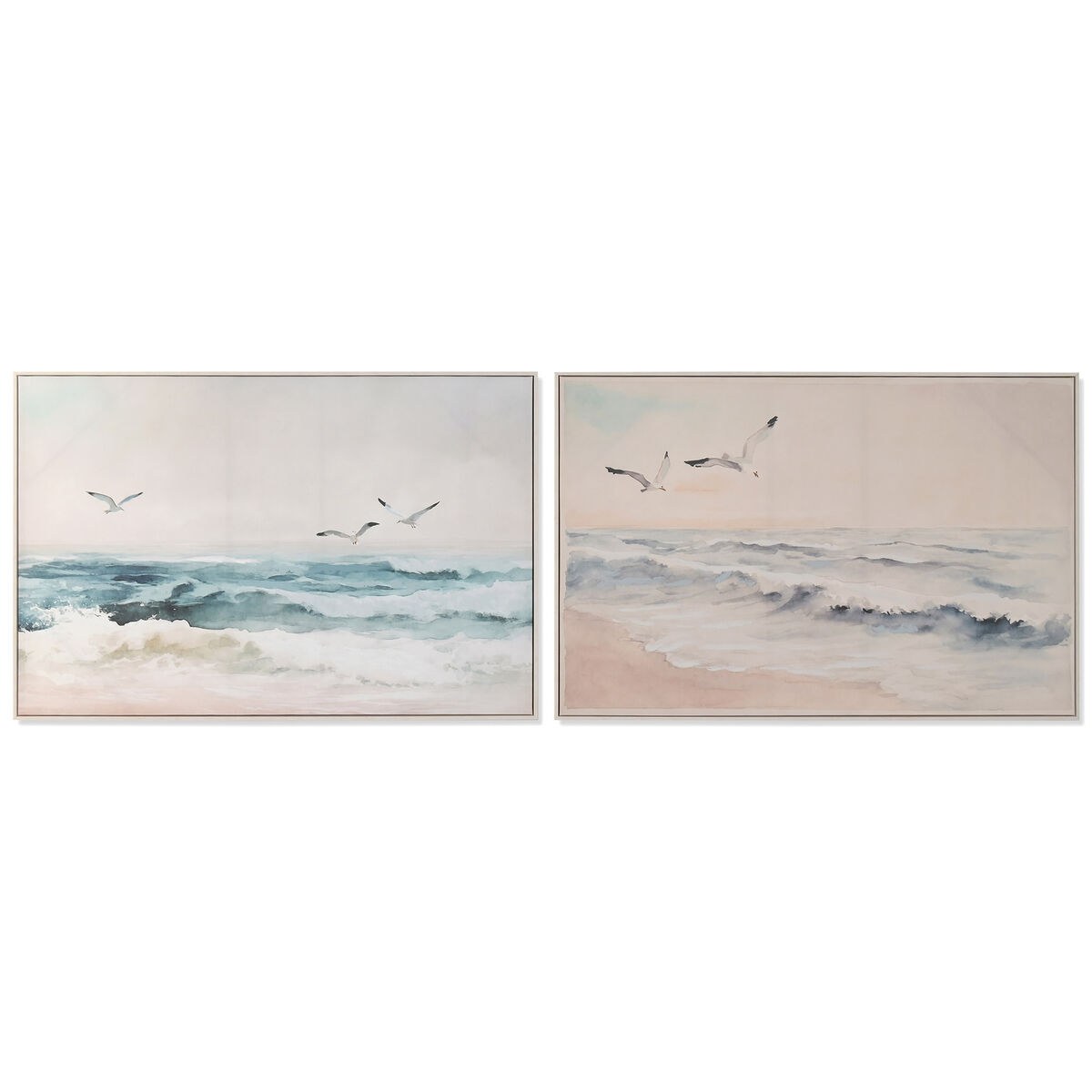 Полотно Пляж Средиземноморье С облегчением 120 x 2,5 x 80 cm (2 штук)